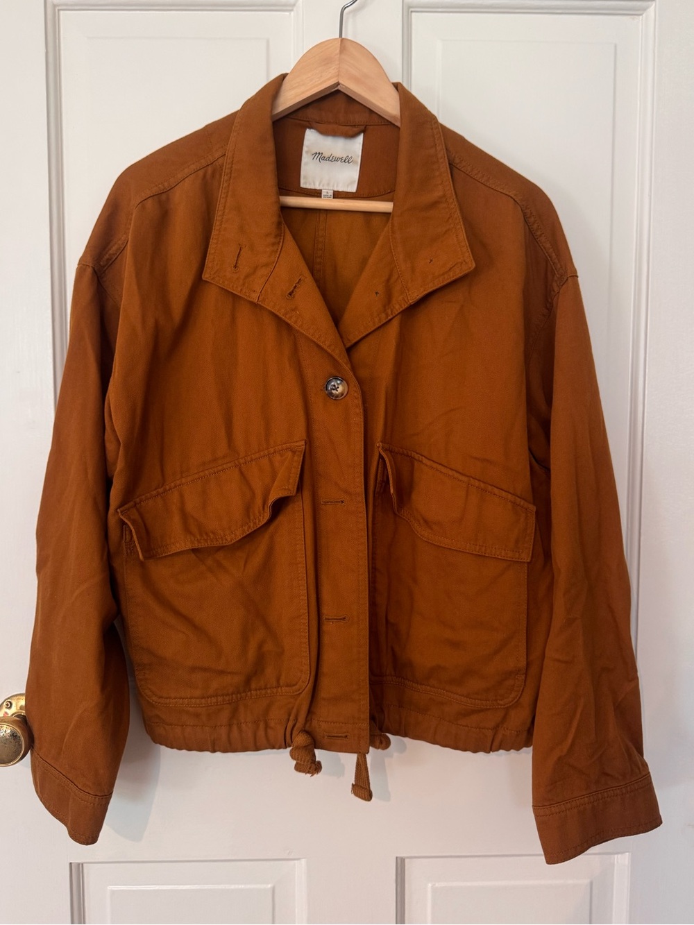 Madewell Women's Rust-Orange Utility Jacket